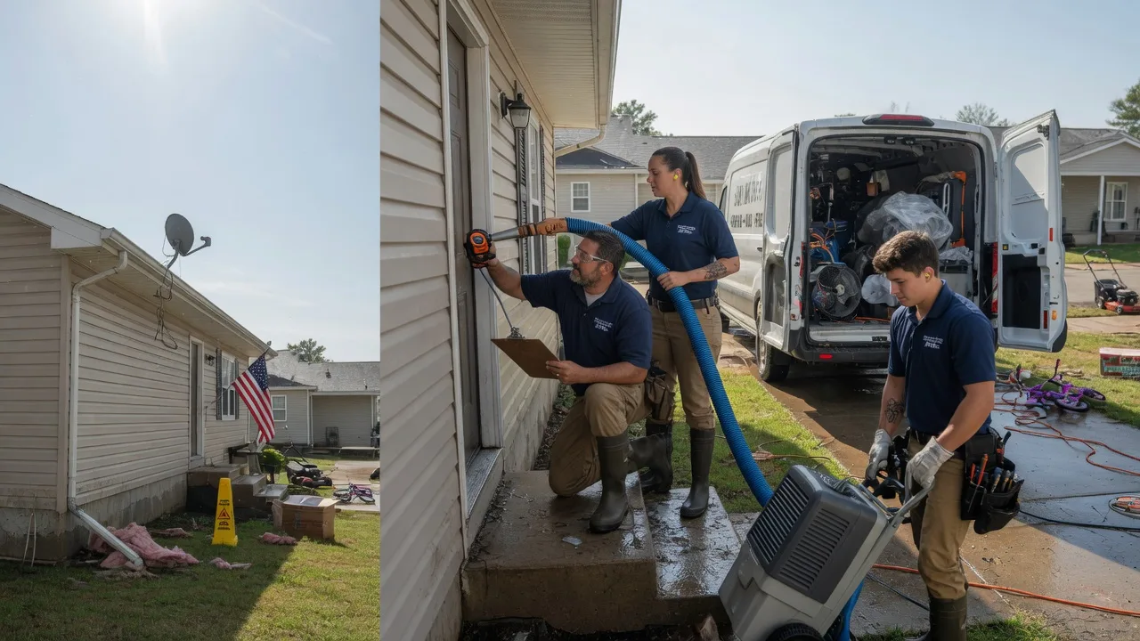 Ceiling Water Damage Restoration in Clifton, ID near me